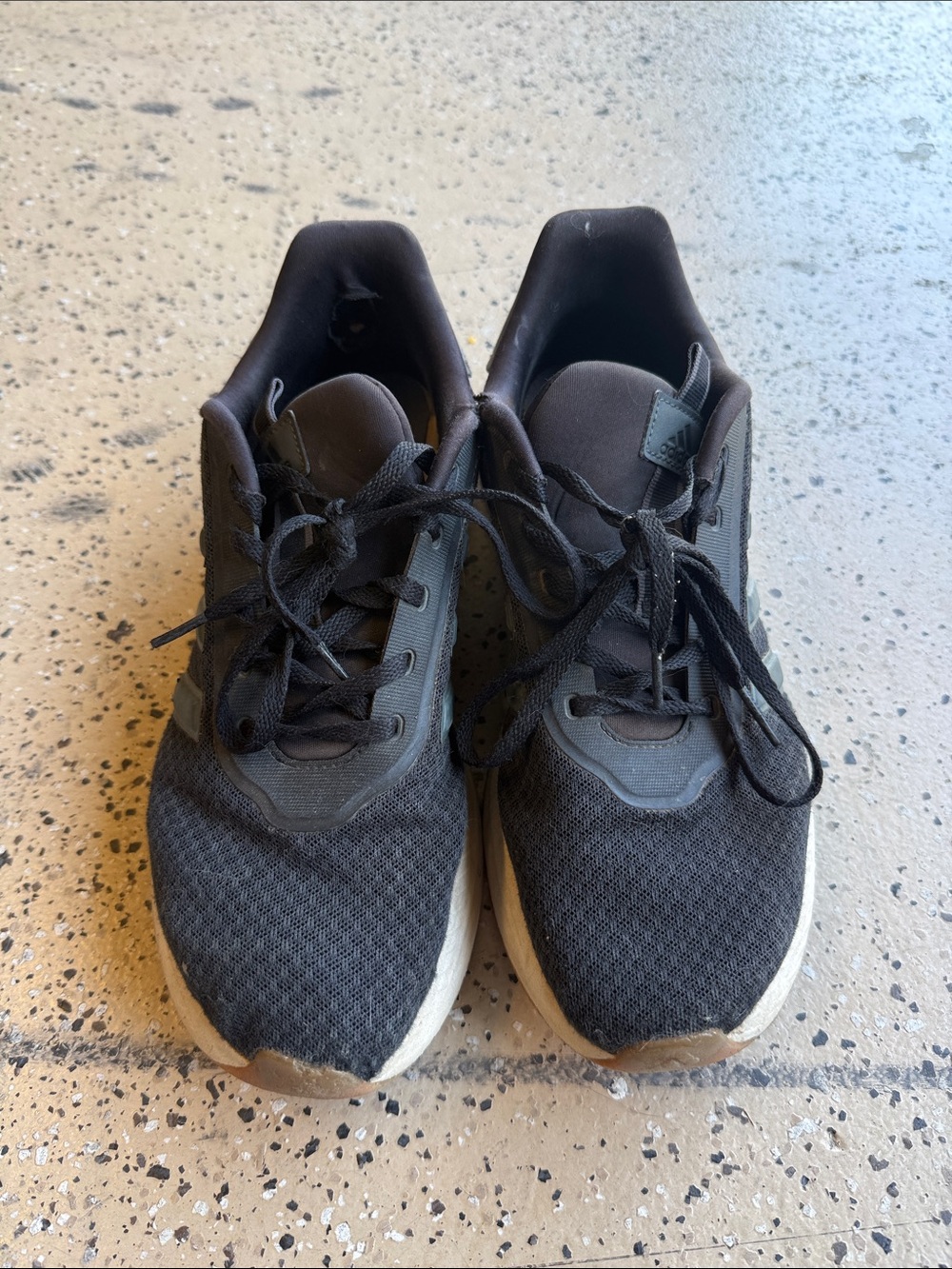 adidas Black Men's Athletic Running Sneakers